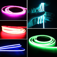 2,7mm Sensor-Steuerung 12V 6000K Flexibler Mini-Cut-Lichtstreifen 2700K COB LED-Streifen für Auto Blau/Grün/Rot/Pink/Eisblau LED-Band