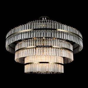 Đèn chùm pha lê hiện đại trang trí sang trọng ánh sáng phòng khách Cristal đèn phòng ăn ánh sáng mặt dây chuyền lịch thi đấu - Product Image 6