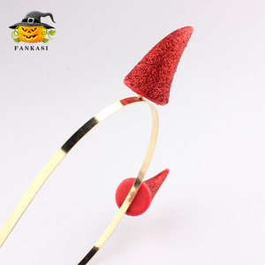Diadema con Cuernos de Diablo para Halloween, Pankasi, con Brillantina Roja, de Plástico, Accesorio de Disfraz Unisex, para Fiestas - Product Image 4