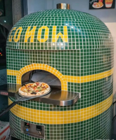 Four à pizza rotatif de grande capacité pour restaurant professionnel, four à pizza au gaz pour quatre pizzas