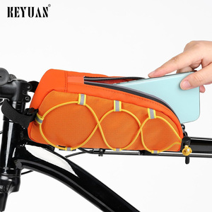 Bolsa personalizada para cuadro delantero <span class=keywords><strong>de</strong></span> <span class=keywords><strong>bicicleta</strong></span>, bolsa <span class=keywords><strong>de</strong></span> tubo superior impermeable para <span class=keywords><strong>bicicleta</strong></span>, para carretera, montaña, ciclismo al aire libre, viaje, senderismo - Product Image 1
