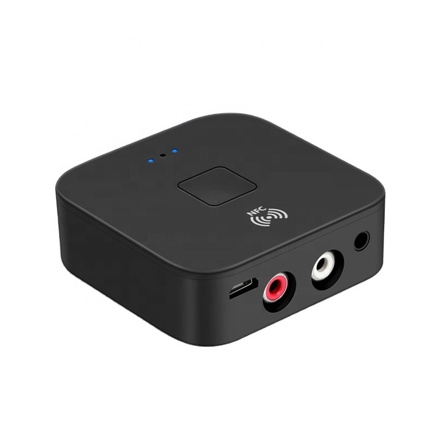 NFC Bluetooth 5.0 Receiver 3.5mm RCA Hifi Wireless Adapter BT5.0 Car bluetooth Receiver