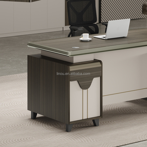 <span class=keywords><strong>Bureau</strong></span> de direction moderne et durable en bois avec panneaux à bords en aluminium, nouveau design, avec <span class=keywords><strong>rangement</strong></span>, pour usage domestique, <span class=keywords><strong>bureau</strong></span>, école, hôpital - Product Image 3