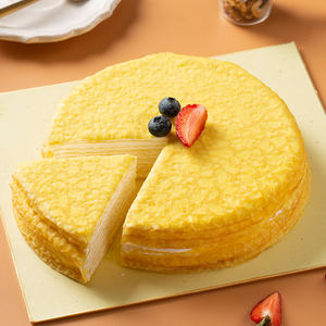 Dondurulmuş 8 İnç Tatlı Krep/Pancake Hamuru (Durian Mango Aromalı) Çocuklar İçin 10'lu Paket (Poşet İçinde) - Product Image 6