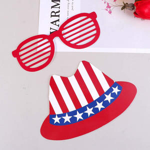 4. Juli <span class=keywords><strong>Photo</strong></span> <span class=keywords><strong>Booth</strong></span> Requisiten für 4. Juli Dekorationen Premium Fotografie Requisiten vom Lieferanten - Product Image 4