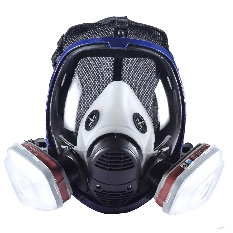 塗装用ゴム製フルフェイスレスピレーター化学工業用防毒マスク