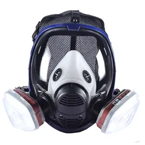 Rubber full-face respirator for painting Chemical industry gas mask