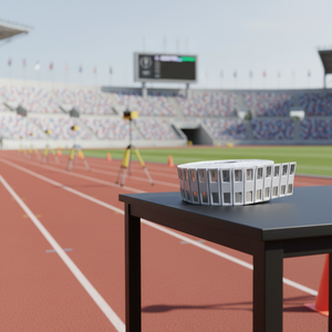 Soluzione di Controllo Accessi per <span class=keywords><strong>Gare</strong></span>: Etichetta RFID UHF Monouso Dogbone Smrartrac 860-960 MHz con Chip Impinj Monza R6P - Product Image 3