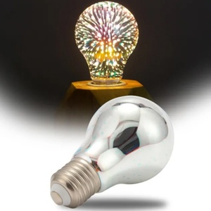 Bombilla de Luz Nocturna RGB de Cristal con Diseño de Fuegos Artificiales A60 - Product Image 4