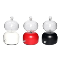 Atomiseur 50 ml en bois de hêtre nordique, diffuseur d'huiles essentielles sans eau, machine à parfum avec lumière multicolore, nébulisation