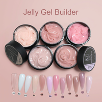 Gel Constructeur Ongles Rapide Jelly OEM/ODM pour Extension Nail Art 24 Couleurs Gel UV Jelly