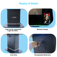 Table interactive à écran tactile étanche 4K multi-taille Android et Windows pour restaurant café distributeur de pièces écran LCD
