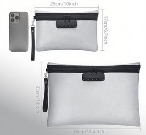 17*25 ซม. 27*36 ซม. 2 ชิ้น/ชุดซิลิโคนไฟเบอร์กลาสกระเป๋าใส่เอกสารกันน้ำกระเป๋าใส่เงินเอกสารการจัดระเบียบเอกสาร - Product Image 5