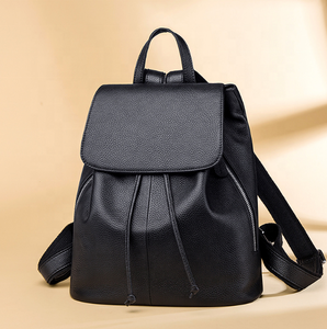 Zaino in Pelle di Vacchetta 2026, Versione Coreana con Coulisse, Borsa da Viaggio alla Moda per Donne, Stile Universitario - Product Image 3