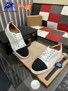 Chaussures de sport décontractées pour hommes, nouvelle tendance, légères, avec doublure en cuir véritable, confortables pour la marche, style Louboutins - Product Image 2