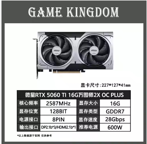 RTX 5060/RTX 5060 Ti 8G