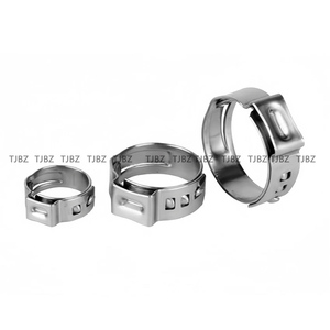 Produsen W4 penjepit selang telinga tunggal klem jalur bahan bakar penjepit pipa hidrolik Diameter 15.6mm kualitas tinggi - Product Image 4