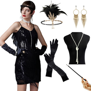Cóctel noche fiesta de graduación 1920S Halloween Cosplay accesorios de disfraz <span class=keywords><strong>para</strong></span> mujer chica - Product Image 3