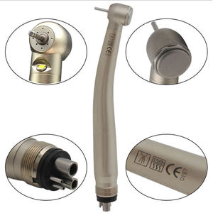 Fornitore di manipolo di fabbrica manipolo a LED ad alta velocità dentale Turbina ad aria manipolo dentale 2 fori per studente dentista - Product Image 1