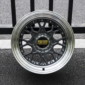 Sport 15 pouces 15x8 15x9 4X100/114.3 Deep Dish Concave Chrome Mag Alliage Large Roues de voiture Auto Rines Jantes Jantes pour Toyota - Product Image 2