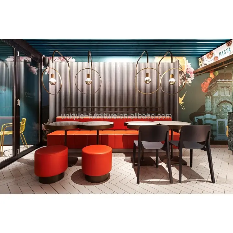 Design popolare fast food booth moderno ristorante di frutti di mare armadio frozen yogurt design chiosco di sushi in legno in vendita