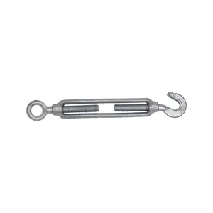 Commercial type malleable pipe galvanized chain turnbuckle