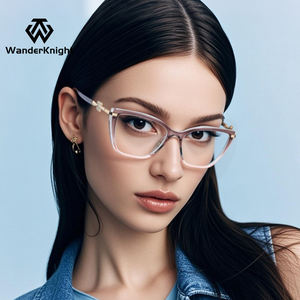 Occhiali da Vista Donna Cat-Eye con Montatura Completa in TR90 Fotocromatici Anti-Luce Blu di Alta Qualità con Fantasia Floreale Leggera - Product Image 3