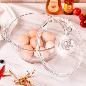 En gros Transparent Résistant À La Chaleur Accepter Four À Micro-ondes Pot En Verre Soupe Salade Nouilles Bol De Chauffage Spécifique Bol - Product Image 4
