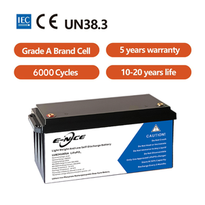 E-nice fabrika doğrudan satış LiFePO4 pil 24V 25.6V 200200ah güneş sistemi depolama aküsü - Product Image 4