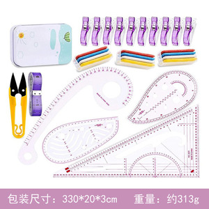Reglas <span class=keywords><strong>de</strong></span> <span class=keywords><strong>Costura</strong></span> en Oferta, <span class=keywords><strong>Regla</strong></span> Maestra para Patrones, Juego <span class=keywords><strong>de</strong></span> Reglas <span class=keywords><strong>de</strong></span> Plástico para Patchwork - Product Image 2