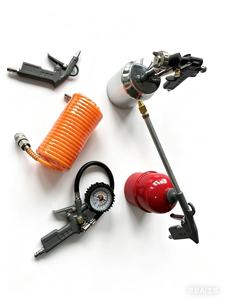 Juego Profesional de 4 Pistolas de Pulverización Neumáticas de Alta Atomización - Pulverizador de Pintura por Gravedad para Retoques Automotrices - Product Image 3