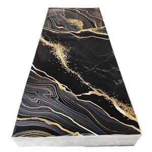UV Marble <b>PVC</b> Interlocking Wall Panels Waterproof Fireproof for Commercial Interior Use in Hospitals & Hotels - Product Image 2