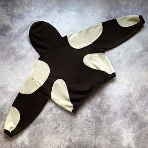 Tùy Chỉnh Người Đàn Ông Của Axit Rửa Sạch Áo Thun Áo Với Màu Sắc Khối Tương Phản & Thêu Đính Boxy Phong Cách - Product Image 2