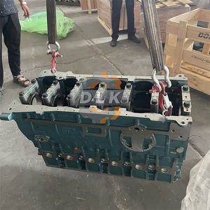 Высококачественные Запчасти для экскаватора 150102-00538D Solar340LC-V блок цилиндров двигателя DE12TIS для Doosan - Product Image 1