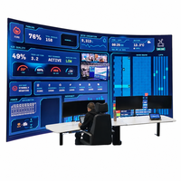 Pantalla LED Fija para Interiores, Escala de Grises de 16 Bits, 3840Hz, Panel LED SMD para Publicidad, para Sala de Control y Centro de Monitoreo