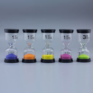 Juego de Temporizadores de Arena de Plástico Coloridos de 1, 3, 5, 10, 15 y 30 Minutos, Reloj para Juegos de Mesa para Niños - Product Image 3