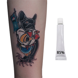 อุปกรณ์เสริมความงามสำหรับร้านเสริมสวย ผลิตภัณฑ์ใหม่ปรับแต่งได้ สีไมโครเบลดดิ้ง 85% ครีมสีขาวสำหรับสัก 10 กรัม อุปกรณ์สักถาวร - Product Image 5