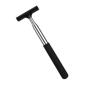 Custom Logo Car Rearview Mirror Wiper Telescopic Stainless Steel Multi Functional Cleaning Brush For Car <b>Windows</b> - Product Image 4