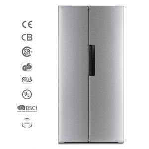 Réfrigérateur sans givre de fabrication 456L avec distributeur d'eau Étagère en fil métallique en option Réfrigérateur <span class=keywords><strong>et</strong></span> congélateur côte à côte Maison - Product Image 3