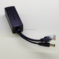 Répartiteur PoE de haute qualité 10/100 Mbps, 48 V vers 12 V CC, 1,25 A, 15 W, IEEE 802.3af/at, séparateur PoE pour caméra IP