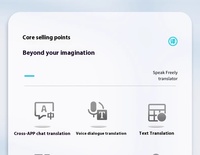 Traducteur magnétique multifonctionnel en gros avec interprétation simultanée et support de téléphone