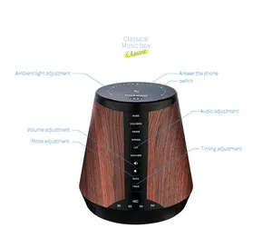 S8 Baby Small Portable White Noise Sound Machine Night Light Bluetooth With 3.0 Bluetooth Speaker For Sleeping