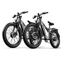 Vélo Électrique de Ville 2000W 48V avec Pneus Larges 26 Pouces, Entrepôt US/UE, Vente en Gros, Vélo Électrique Adulte Équipé
