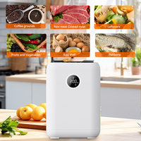Broyeur de déchets alimentaires en acier inoxydable 40 dB silencieux avec désodorisant au charbon actif, conversion rapide des déchets, composter de cuisine FC30 CB CE RoHS