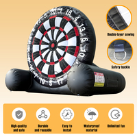 Grandes cibles de tir gonflables pour jeux de carnaval, fléchettes de football gonflables pour jardin, jeu de fléchettes de football gonflable