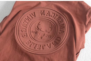 T-Shirt in Puro Cotone di Alta Qualità all'Ingrosso, <span class=keywords><strong>Logo</strong></span> Personalizzato in Rilievo, Design Oversize Comodo in Vari Colori - Product Image 5