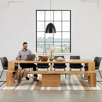 Table transformable d'usine, extensible de 46 cm à 300 cm, solution de siège compacte idéale pour la vie moderne, en promotion.