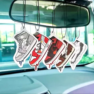 Hot Selling Trend Bulk Sneakers Duft Rückansicht hängenden Spiegel Ornamente Auto Lufter frischer