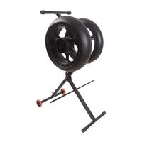 Support de pneu de moto universel en aluminium Togetoo - Noir pour rénovation/amélioration