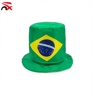 2026年巴西国旗棒球帽渔夫帽遮阳帽，球迷助威氛围道具，广受欢迎 - Product Image 3